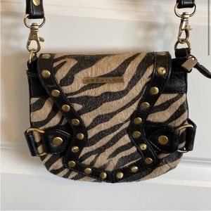 KGB Studio Cross Body Zebra Print Bag